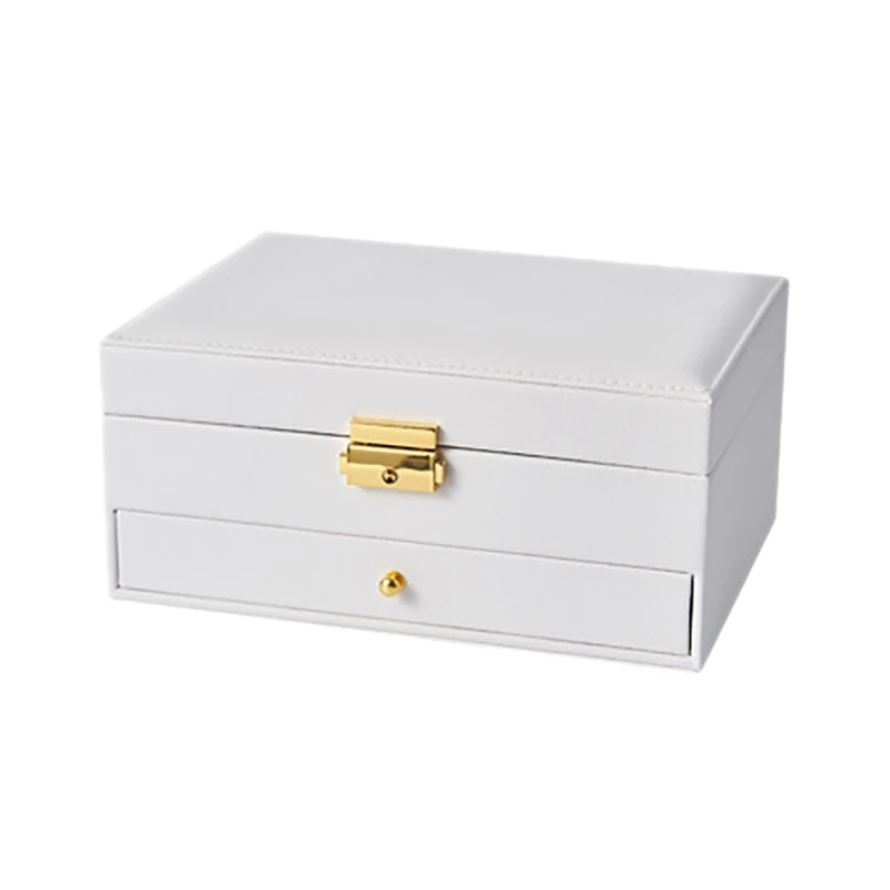 

Portable Jewelry Box Jewelry Box Storage Box For Earrings, Necklaces, Rings Gifts For Teenage Girls Women