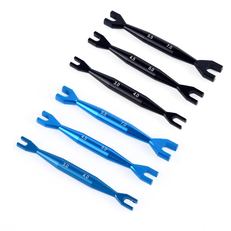 

3pcs Wrench 3-4mm 4.5-5mm 5.5-7mm Double End Universal Spanner Open End Wrenches For Rc Crawler Car HSP Traxxas Axial SCX10