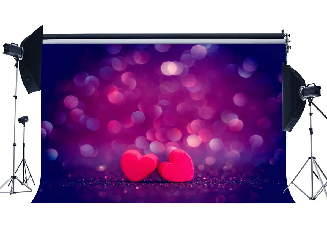 

Фон для фотосъемки на день святого валентина красные милые сердца боке блестки размытые романтические обои фон для свадебной фотосъемки