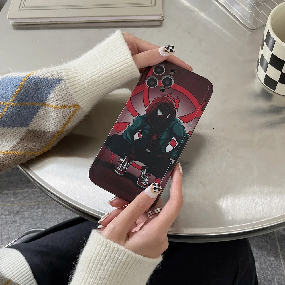 Чехол для телефона с изображением Человека-паука Iphone 13 12 11 Pro SE XS Max XR X 7 8 Plus |