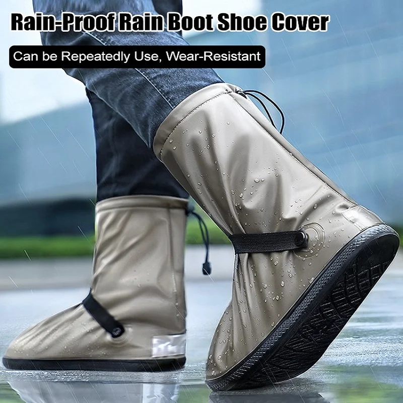 

Creative Waterproof Reusable Motorcycle Cycling Bike Boot Rainproof Shoes Cover