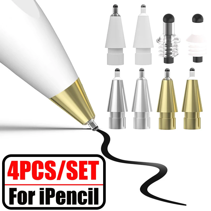 1/4 шт. сменные наконечники для планшета Apple Pencil 1 2 поколения