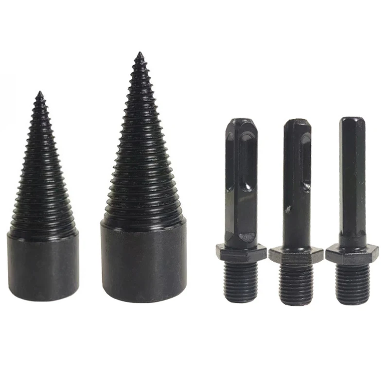 5 шт. высокоскоростной стальной сплиттер для дрова конусное сверло круглое