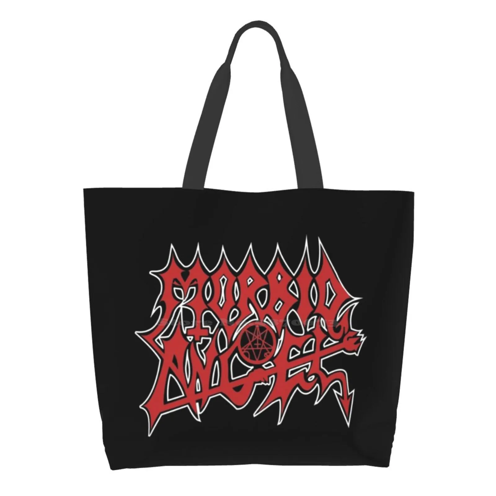 

Morbid Designer Handbags Shopping Tote Morbid Angel Morbid Angel Art Death Metal Metal Death David Vincent