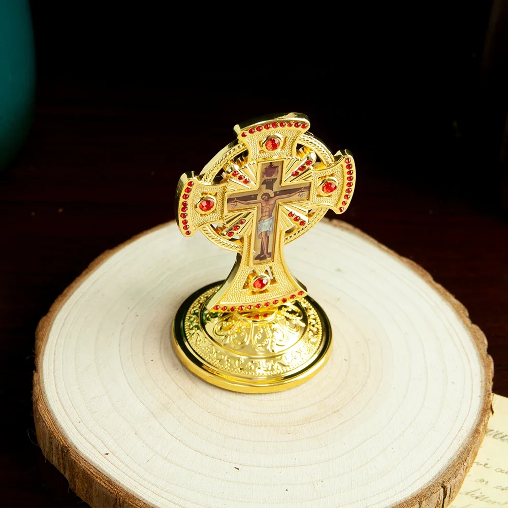 Красный драгоценный камень ручной работы религиозный православный карася