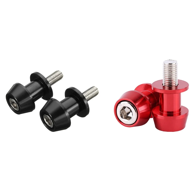 

Слайдеры с распашной кромкой для мотоцикла M6 X1.5 с ЧПУ, 2 пары, катушки, винты с подставкой для Yamaha Fz01 Fz03 Fz09, цвет красный