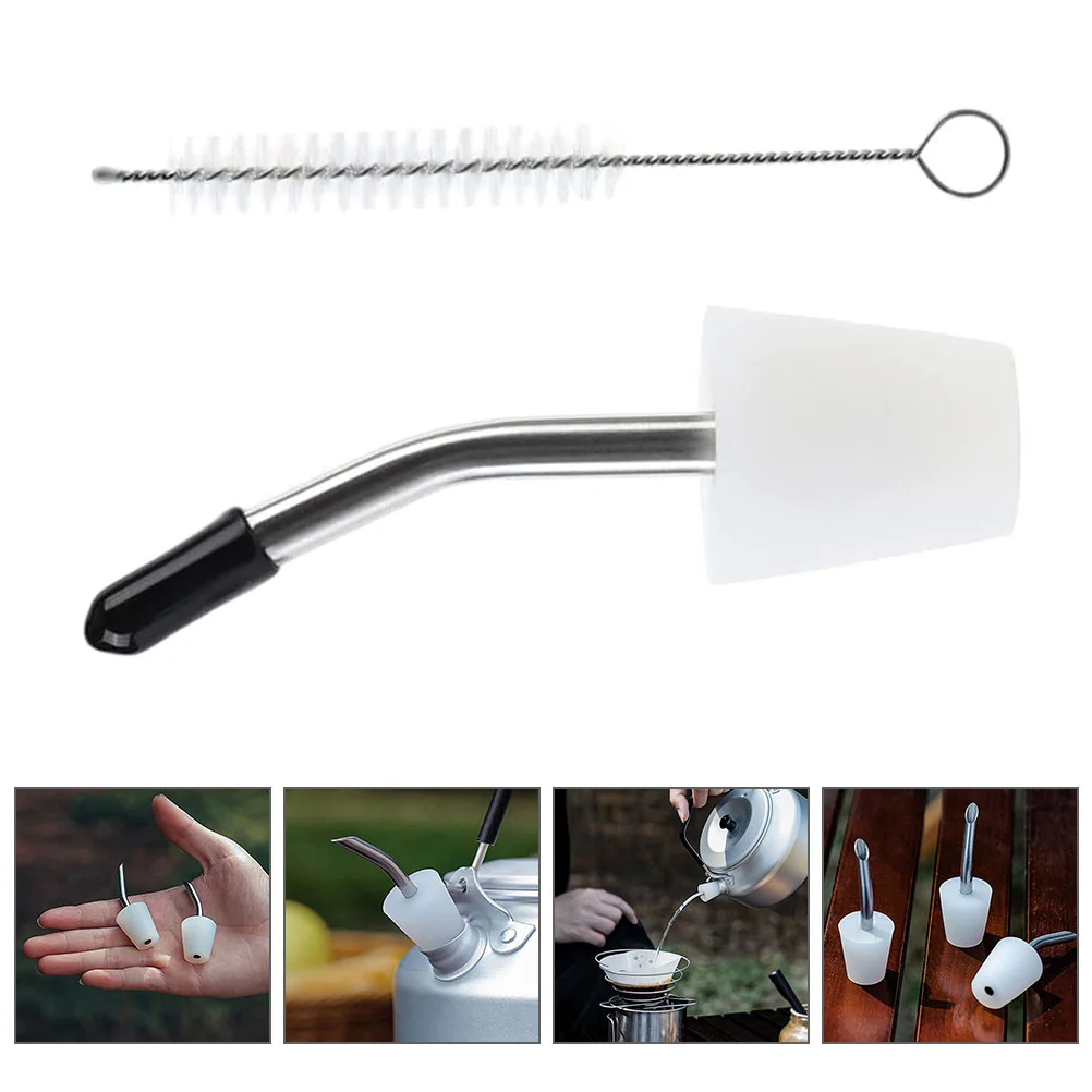 

Kettle Extension Teapot Accessories Pourers Mouthjars Tubes Spoons Wooden Conversion Nozzle Tube Minibottle Pipespout