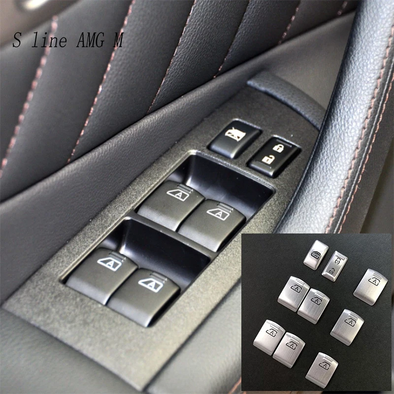 

Для Nissan QX50 QX70 Infiniti FX35 CLS51 2007-2012 автомобильный дверной подлокотник из нержавеющей стали, кнопки переключателя окна, панель, накладка, авто