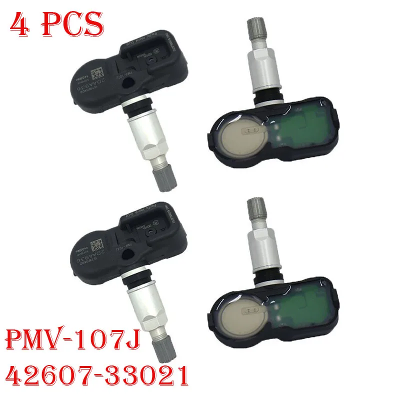 

4pcs 315mhz Tire Pressure Sensor For Lexus LS460L LS600hL LX570 RX350 RX400h RX450 42607-06011 42607-33011 PMV-107J 42607-33021