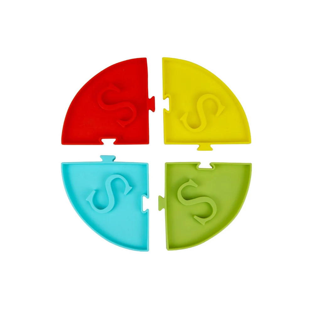 

Four-color fight and silicone pet Slow food mat slow Eating licking pad Dog eating bowl dinner plate sucker dog bowl