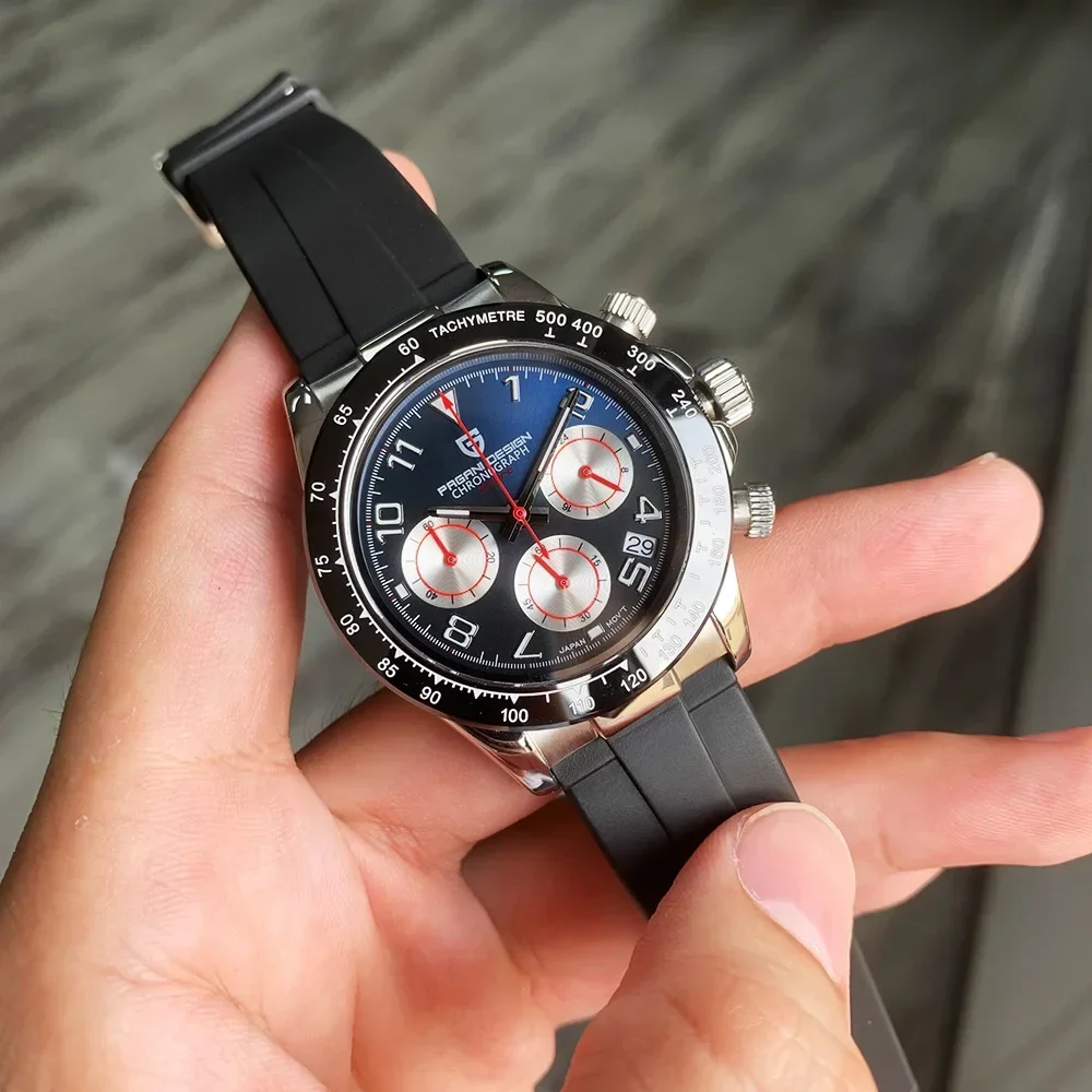 PAGANI DESIGN новые стильные часы мужские кварцевые многофункциональные