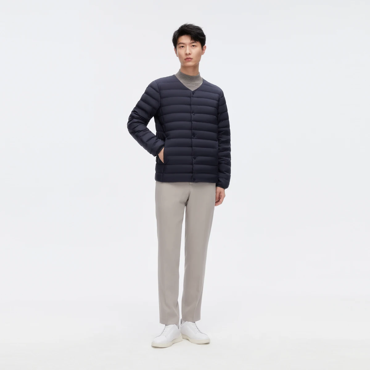 Новинка 2024 зимняя куртка BOSIDENG осенняя утяжеленная для мужчин Повседневная