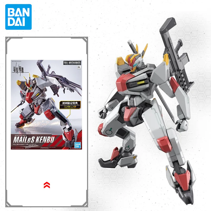 

Фигурки игрушечные Bandai Warrior MAILeS KENBU, фигурки героев аниме, подарок на день рождения, 1/48