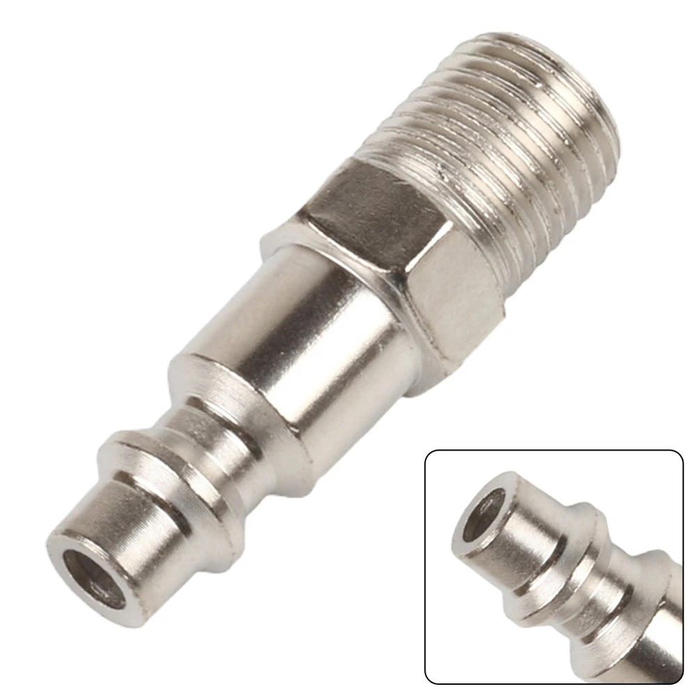 

1pc Air Hose Fittings 1/4" Male Thread Plug Adapter NPT 1/4 Pneumatic Connector Quick Release Fitting Air Compressor Accessory