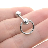 1 5x16mm rod fashion tongue rings barbell piercing tongue piercing bar 6mm balls surgical stainless steel party body jewelry