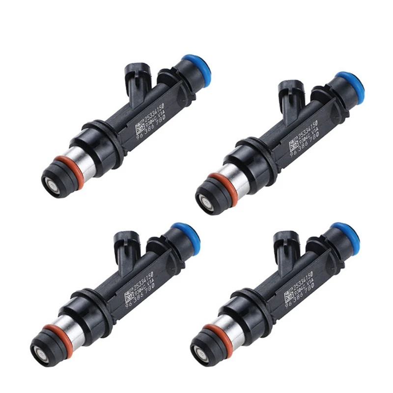 

4Pcs Impedance Nozzle Fuel Injectors 96386780 25315853 For Suzuki Chevy Aveo 1.6L Opel Pontiac Wave 2004-2008 25334150
