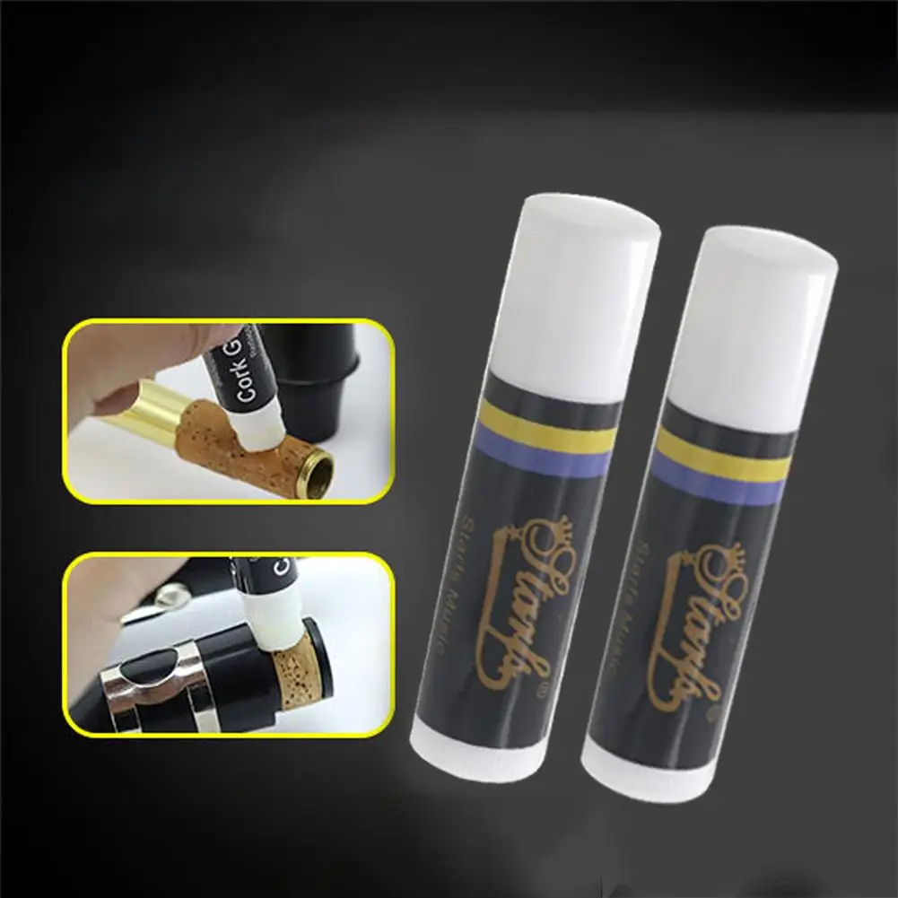 

1pc Saxophone Cork Grease Stick Daily Care For Clarinet Instrument Interface Reed Instruments Lubricate And Protect Accessories