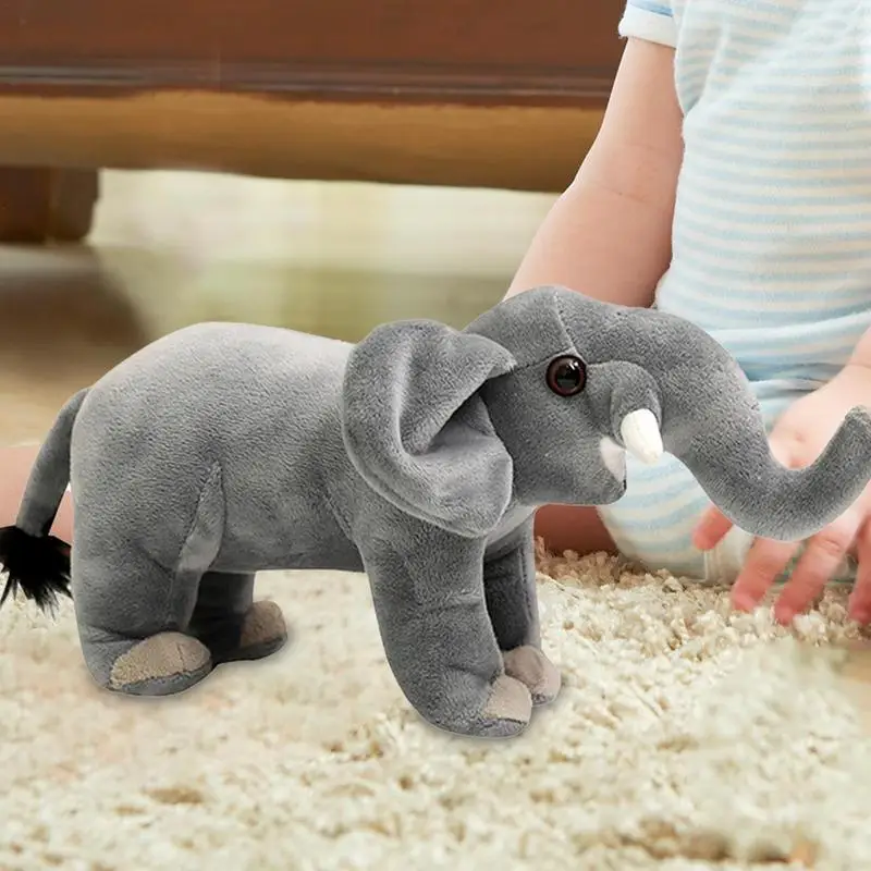 Мягкая плюшевая игрушка-слон мягкая и удобная детская игрушка