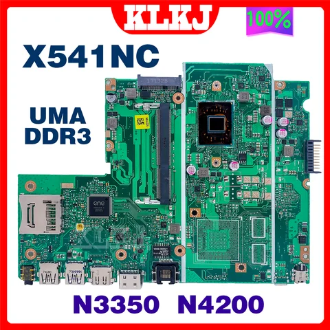 Dinzi X541NC материнская плата для ASUS X541NC X541N X541NC A541N R541N F541N A541NC материнская плата N3350 N4200 GT810M 100% хорошо работает