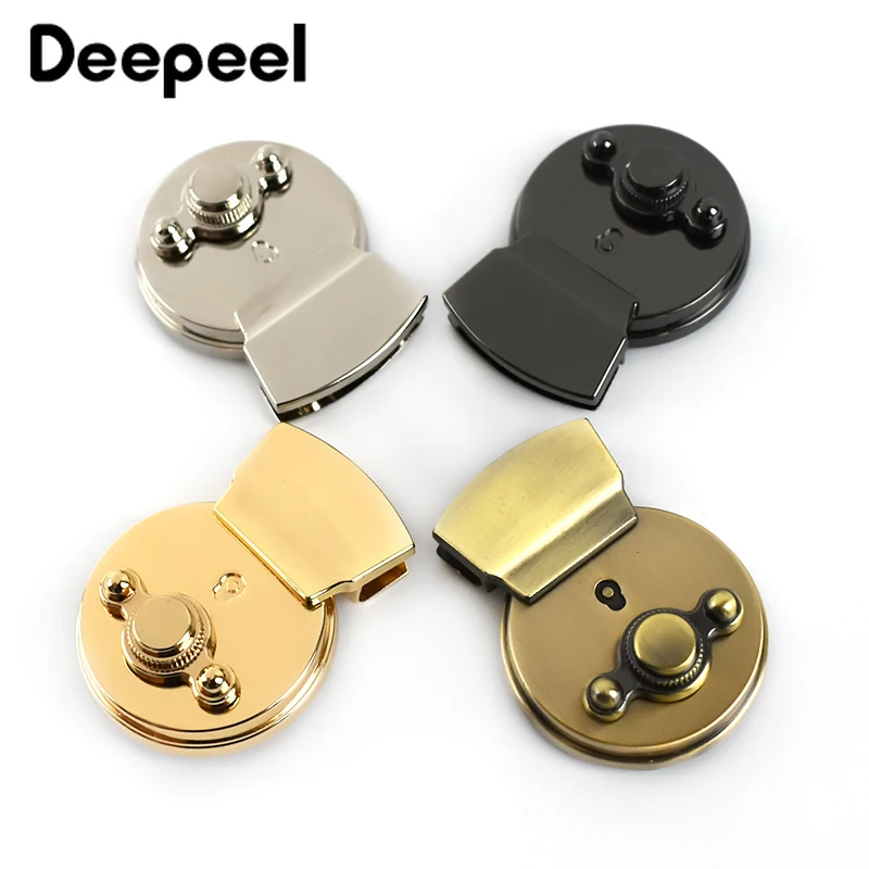 

2/4Pcs 46mm Fashion Metal Trunk Locks Replacement Handbag Shoulder Bag Snap Hook Purse Clasp Closure Lock DIY Crafts Accessories