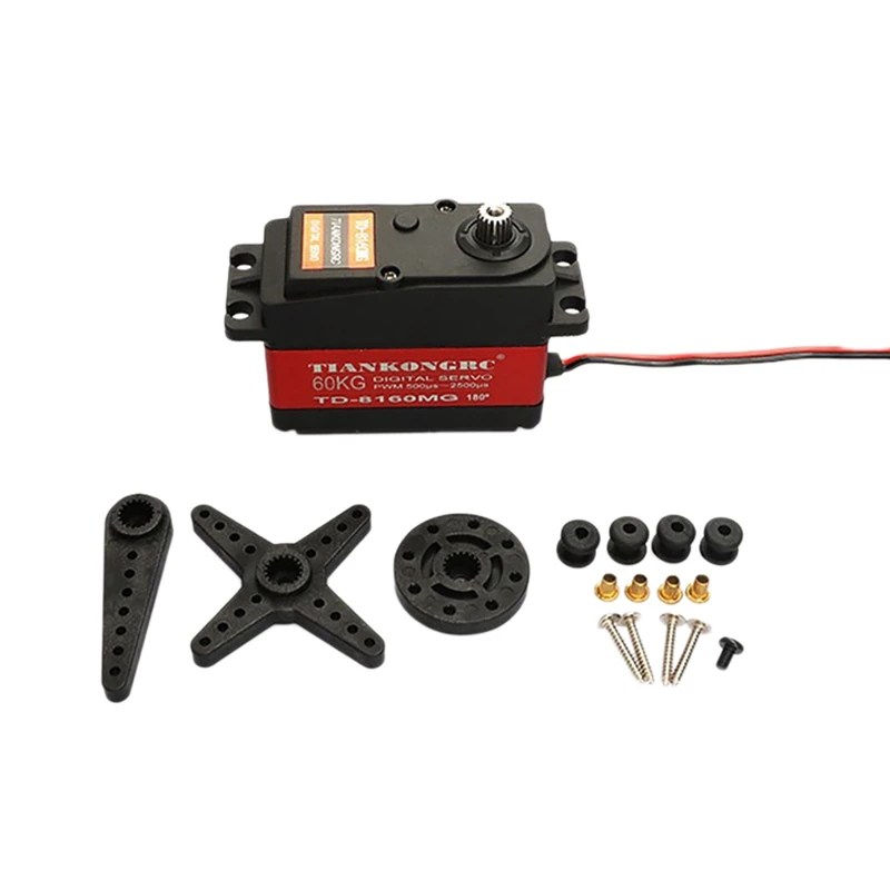 

Водонепроницаемый 60 кг цифровой сервопривод с металлическим корпусом и высоким крутящим моментом для радиоуправляемой машины гусеничной ...