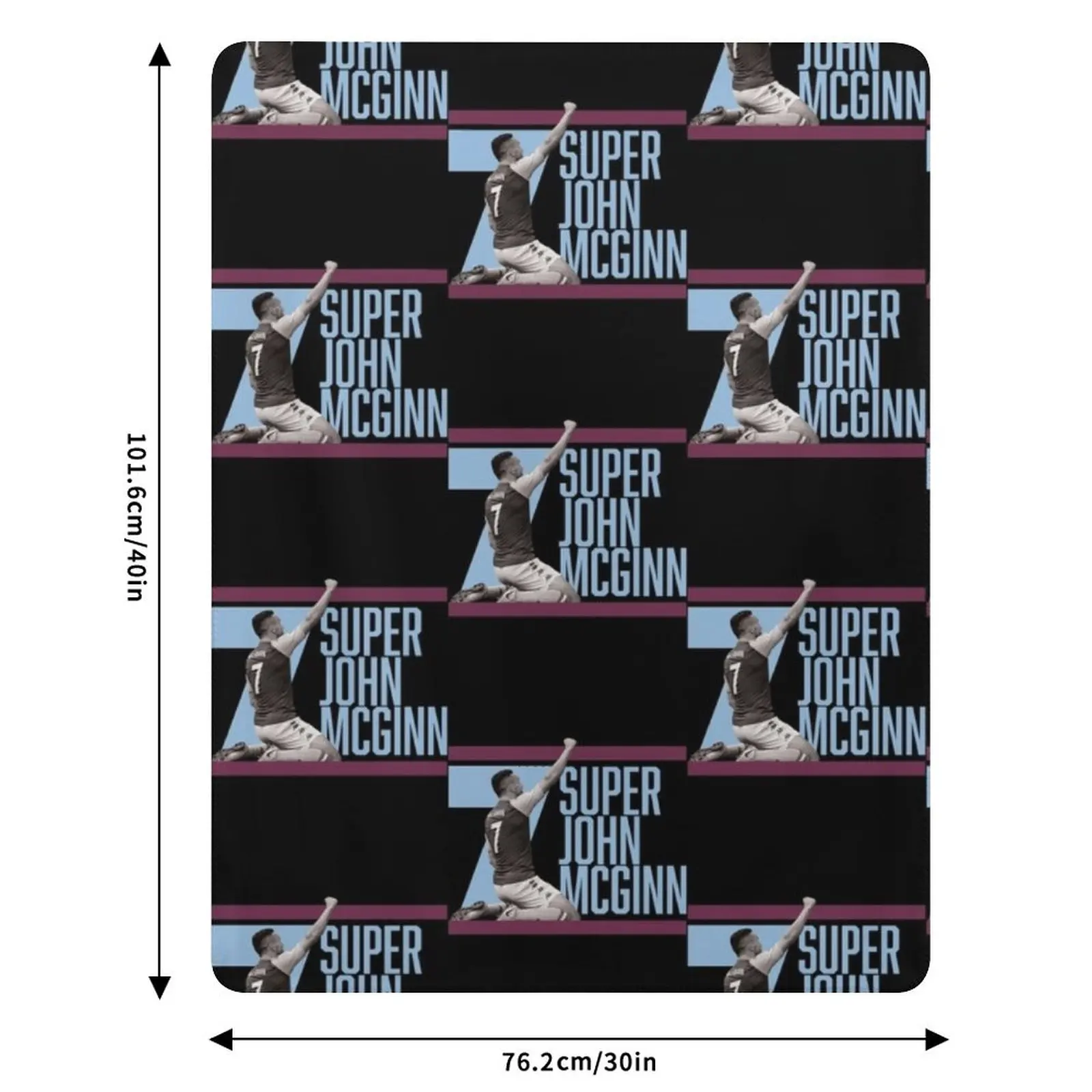 Плед John McGinn, теплый плед для отдыха, для офиса, дивана, кровати (art.: 3920dc332d53a) - 3920dc332d53a