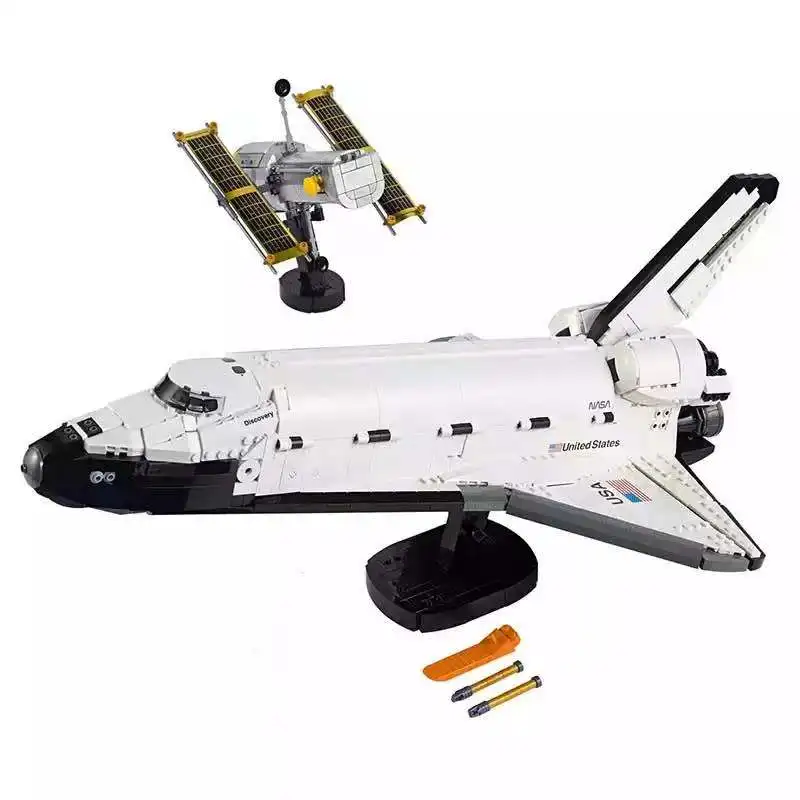 

Stock Compatible with 10283 Space Shuttle Model Building Blocks Creative Space Agency Discovery Bricks Toys Set for Kids Gifts