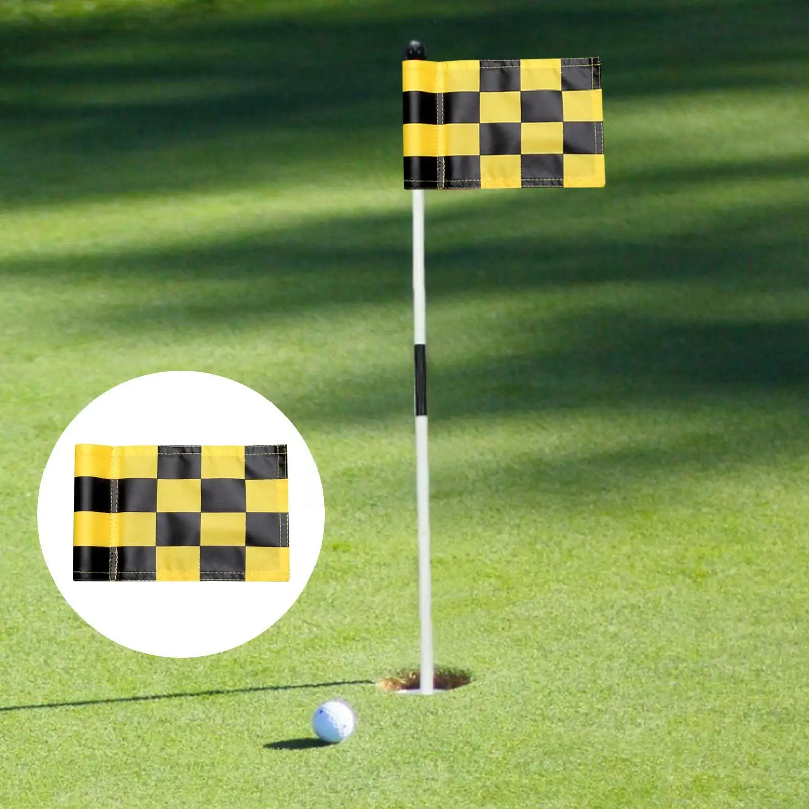 

1Pc Golf Backyard Training Aids Nylon Hole Pole Cup Flags Putting Green Marker for Outdoor Indoor Backyard Golf Courses Pra S9N7