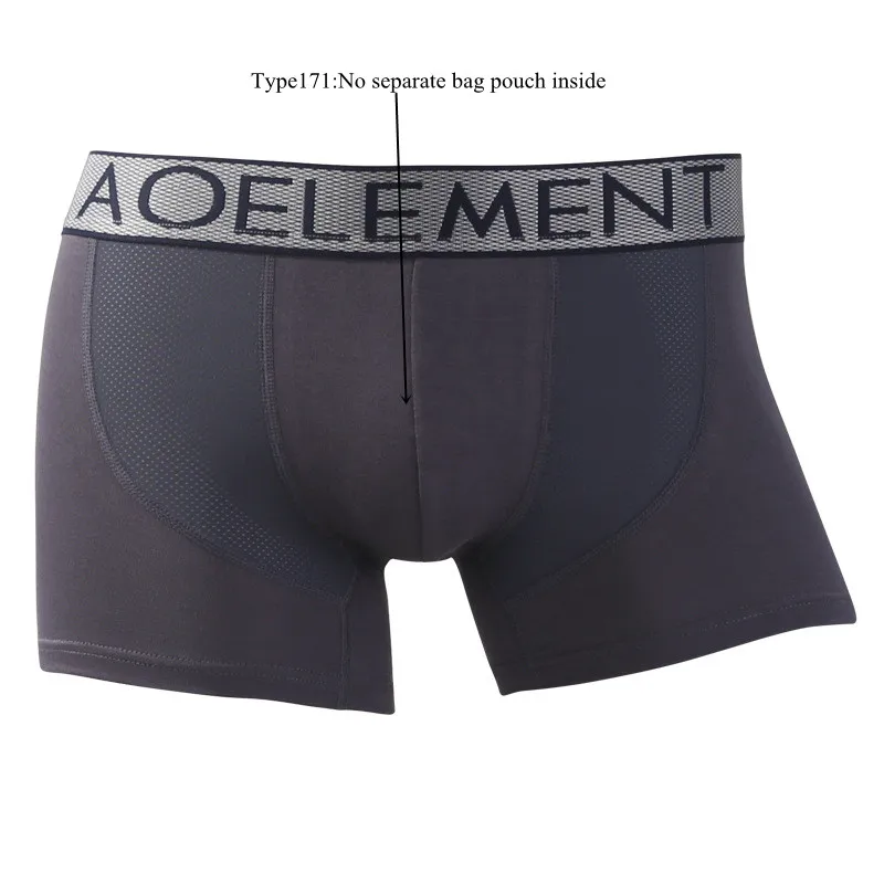 Сексуальное мужское нижнее белье дышащие мужские трусы с разделением пуль -