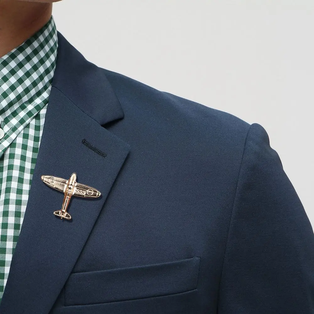 

Collar New Hot Suit Retro Women Men Plane Brooch Lapel Pins T Shirt Jewelry Accessories Brooches