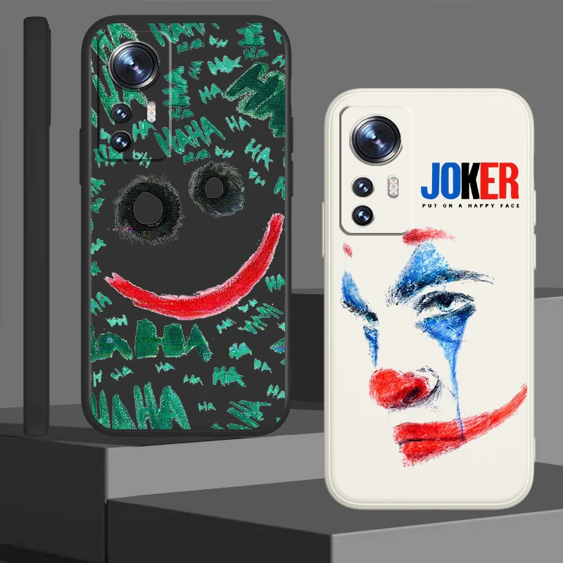

Cool Batman Joker Phone Case For Xiaomi Mi 10S 10T 10 9 SE 6X A3 A2 CC9E Pro Lite Mix 3 Liquid Rope Funda Cover