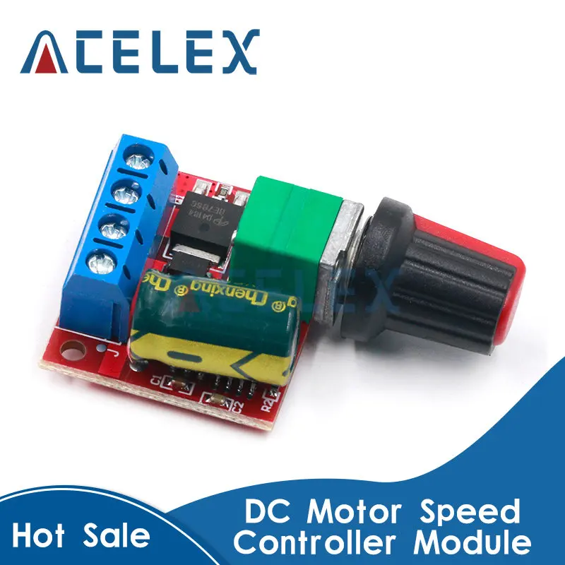 5A 90W PWM 12V Φ Module 4 5 V-35V Регулируемый регулятор скорости переключатель регулятора 24V |