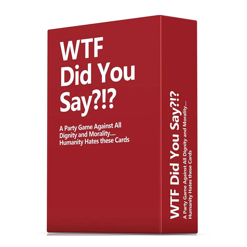 

All English Hot Selling Table Game Cards That's What She Said WTF Did You Say Card Leisure Gathering Cards