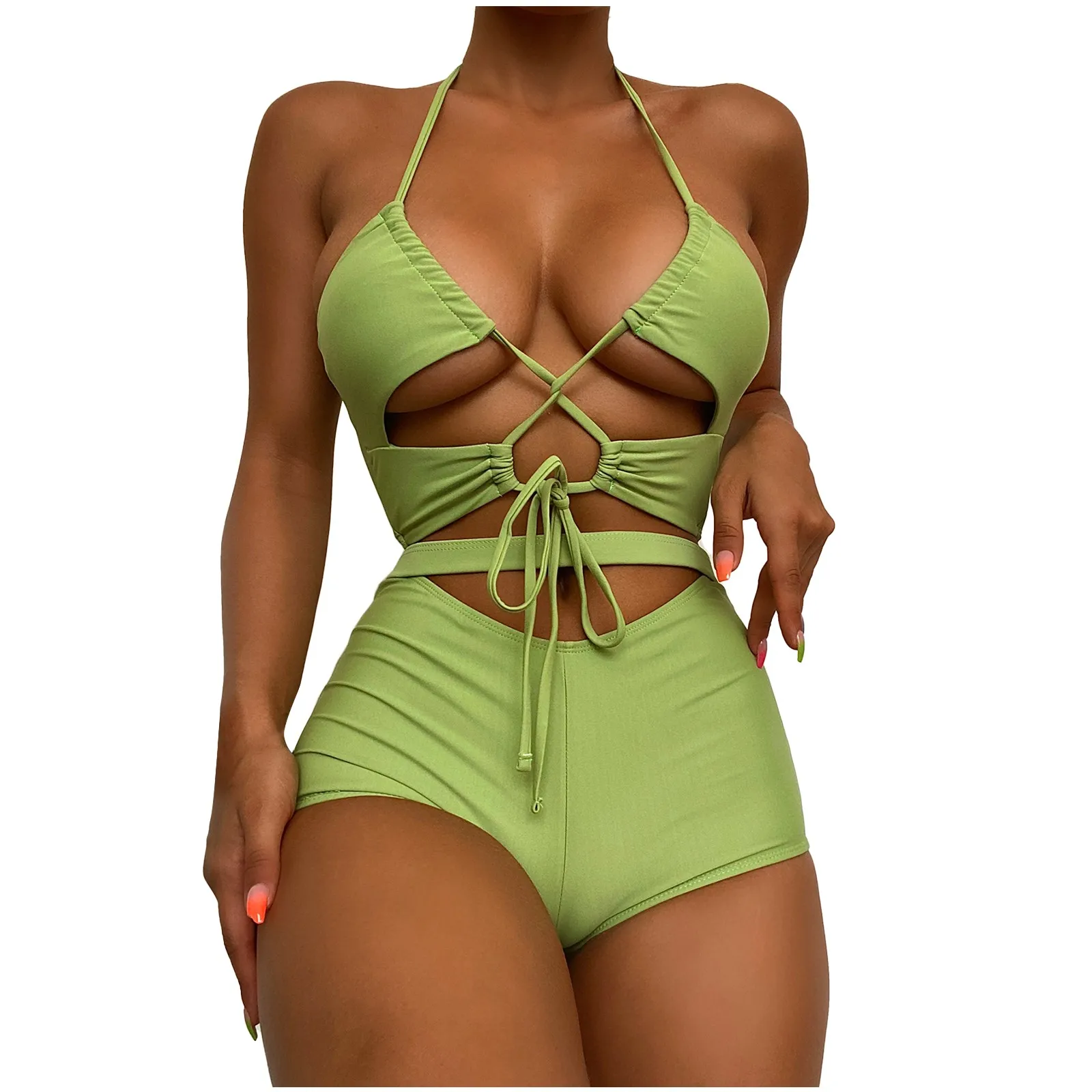 

Beachwear Set Bandage Bandeau Women Swimwear Bikini Brazilian Push-Up Swimsuit Swimwears Tankinis Set Swimwears micro