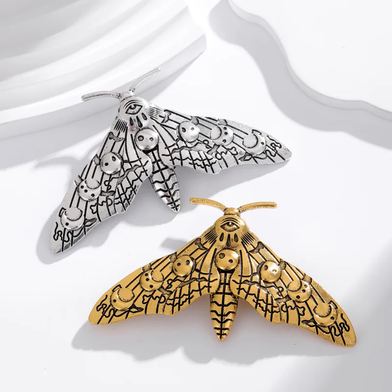 Винтажная Брошь-бабочка, Креативная Модная Клипса С Насекомыми И ...