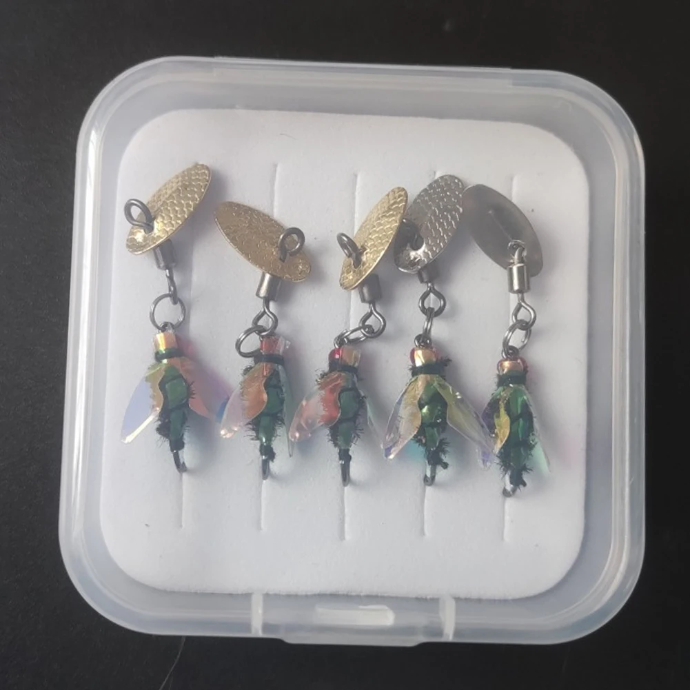 

Part Fly Hooks Lures Sequins Hook Artificially Tied Bait Big Head Culter Bass Flies Fly Hook For Trout Topmouth