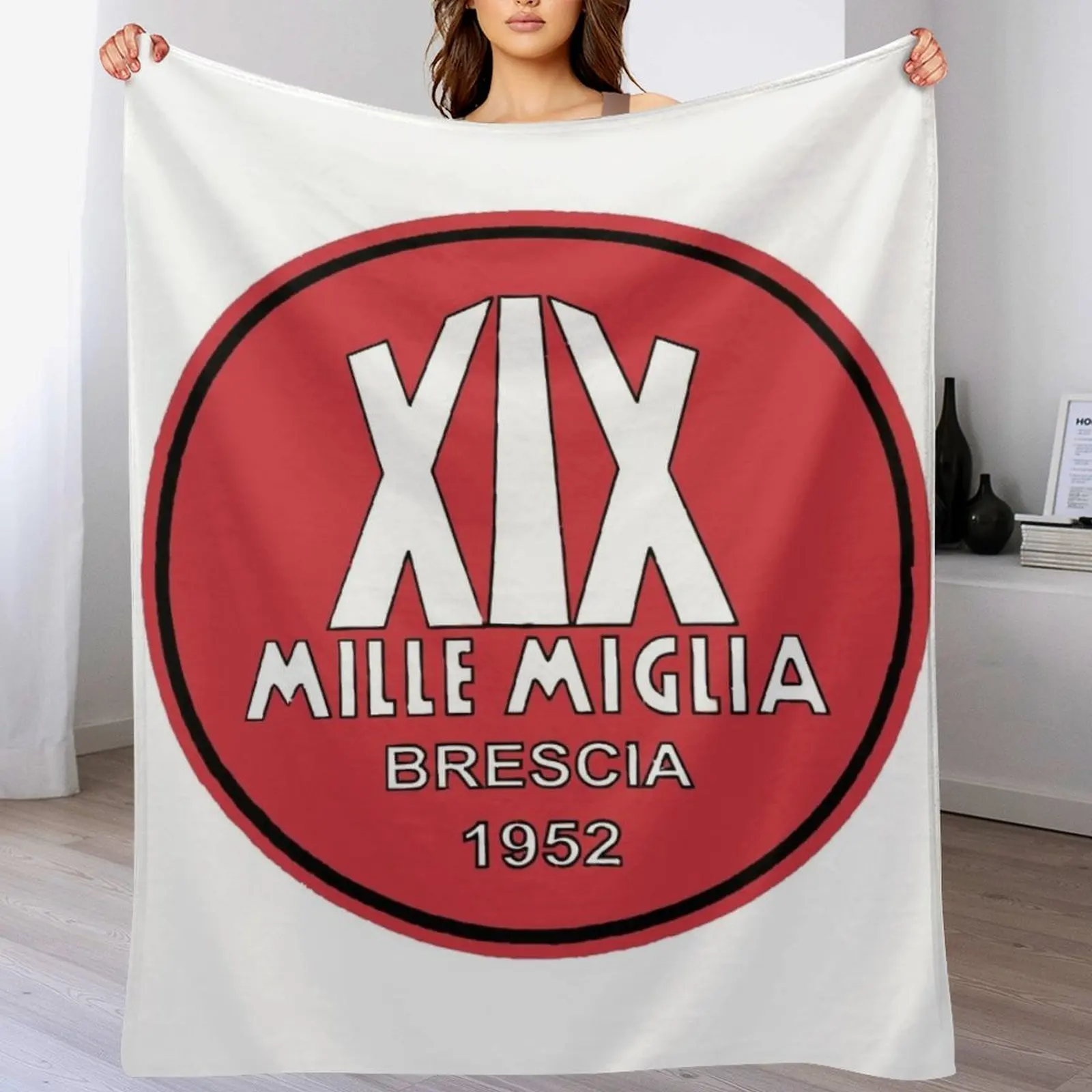 Винтажное гоночное одеяло для детей декоративное мягкое в клетку 1952