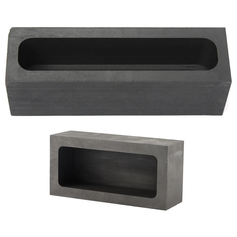 

2 шт., форма для плавления золота, графитовой слиток, форма для литья металла, плавильная тигельная печь, 1000 г и 2000 г