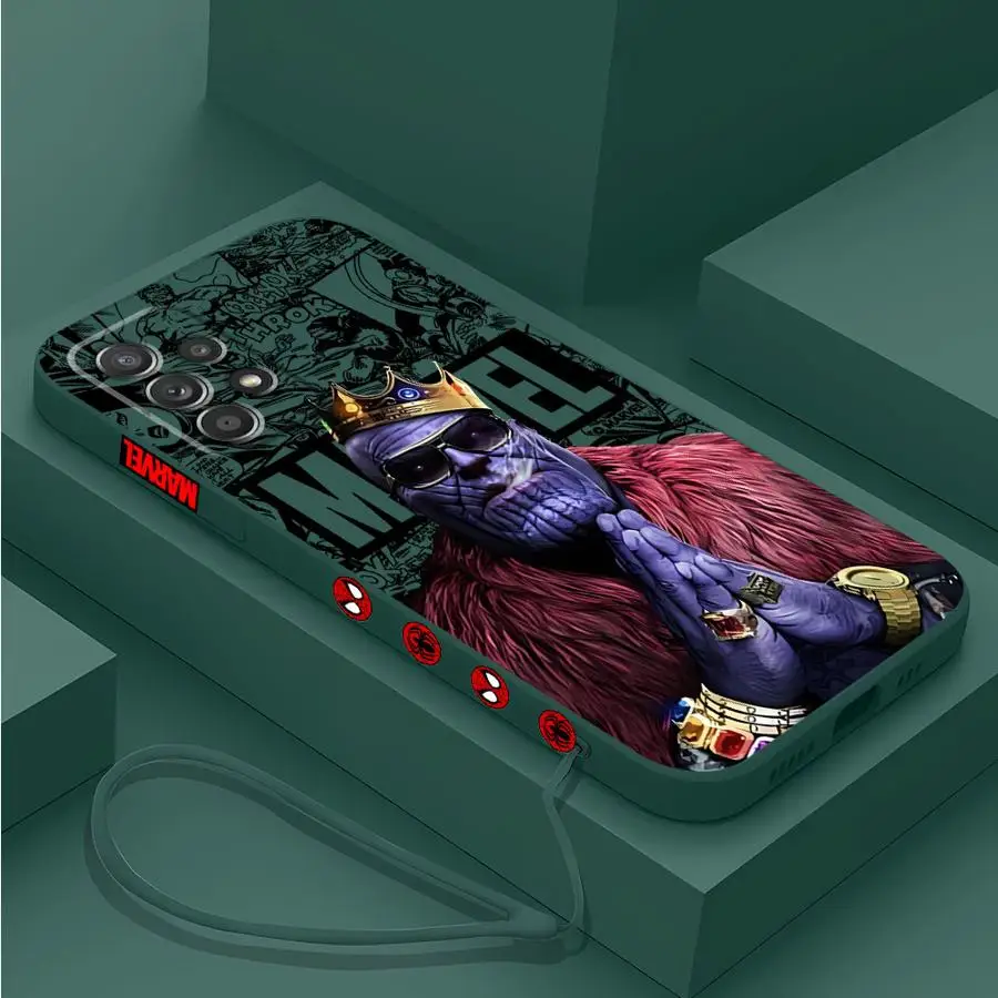 Чехол для телефона Marvel Thanos Samsung Galaxy A23 A52s A25 A12 A13 A11 A14 A15 A33 A34 A42 A53 A54 A16 Soft Cover