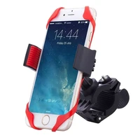 universal bike motorcycle phone holder handlebar mount silicone support band for iphone 12 pro max s21 note20