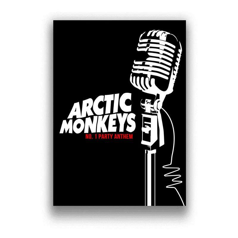 

Arctic Monkeys Band posters and prints Canvas Painting Wall Pictures For Living Room Nordic Decoration Home Decor Cuadros