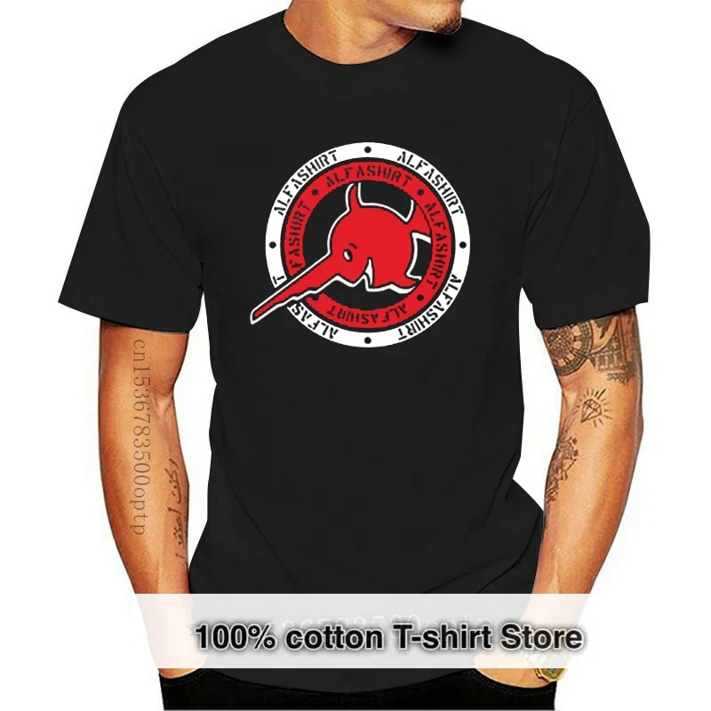 

2019 модная летняя стильная Alfashirt в скандинавском стиле марки, армии, бундеввера, швентфиша, футболка, футболка