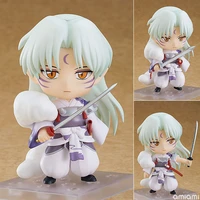 q ver inuyasha sesshoumaru anime figure 1514 face swappable action figures model kids toys