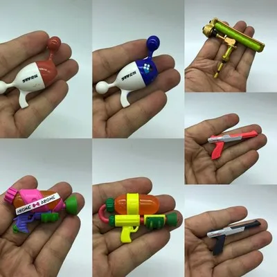 

Bandai, оригинальный, насыпной, Nintendo, струйный кальмар, мини-оружие, пищевая игра, вторая бомба, разнообразие huayuwanmo