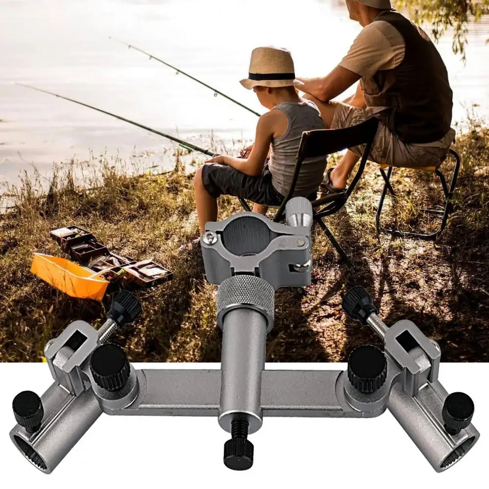 

Fishing Rod Holder Durable Anti-rust Left Right Sliding Fishing Gear Fishing Pole Support Fishing Pole Support
