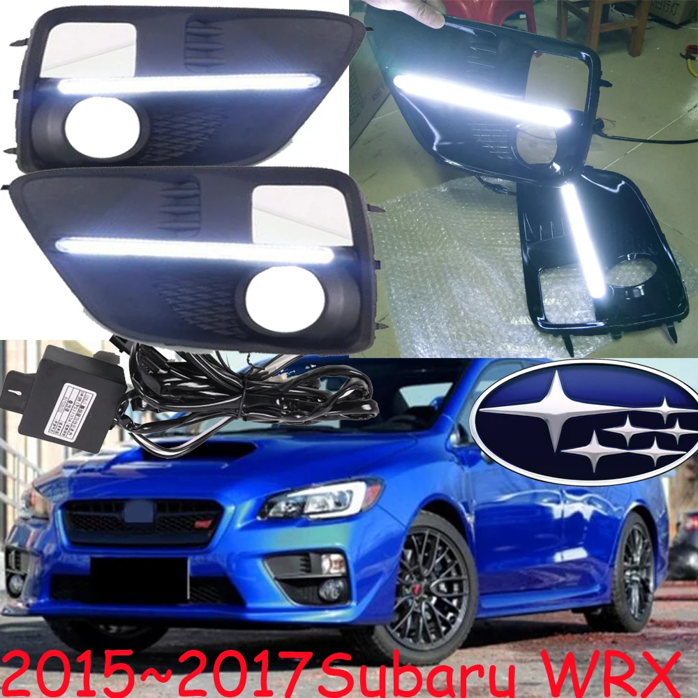 Автомобильные аксессуары бампер фара для Subaru WRX дневная 2015 ~ 2017y двигатель DRL