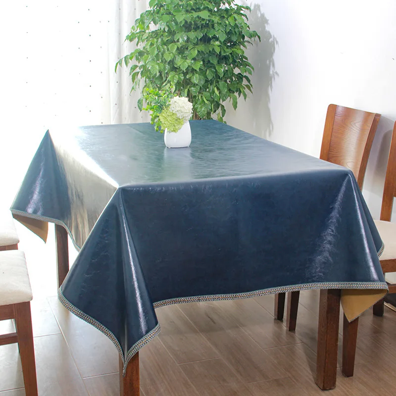 

Из искусственной кожи водонепроницаемая и маслостойкая одноразовая скатерть _ kng3021