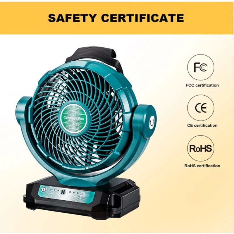 Power Tool Fan For Bosch For Makita For Milwaukee For Dewalt For Black&Decker 14.4V 18V 20V Li-ion Battery Fan  DCB200 DCB205