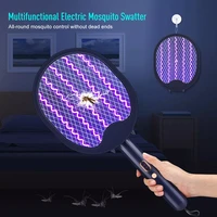 electric mosquito swatter rechargeable foldable mosquito repellent trap household mute uv anti flycatcher led safe dispeller