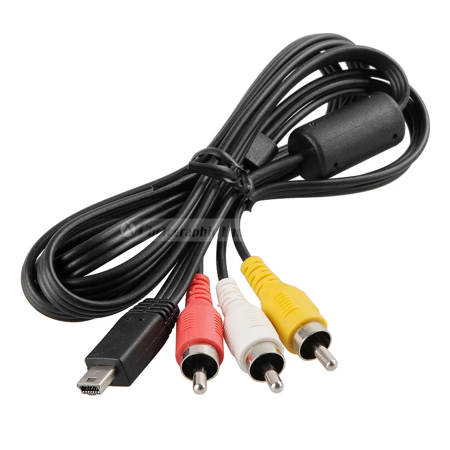 

10 Pieces For Canon Camera AV Cable Audio Video to 3 RCA for 6D 7D 60D 70D 100D G1X G1X Mark II